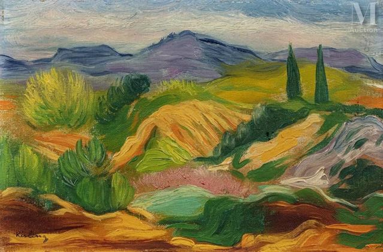 Landscape of Provence by Moïse Kisling