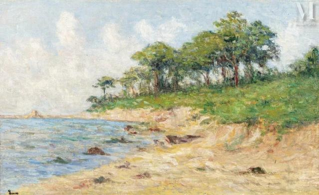 The coast of Kermonster by Maximilien Luce