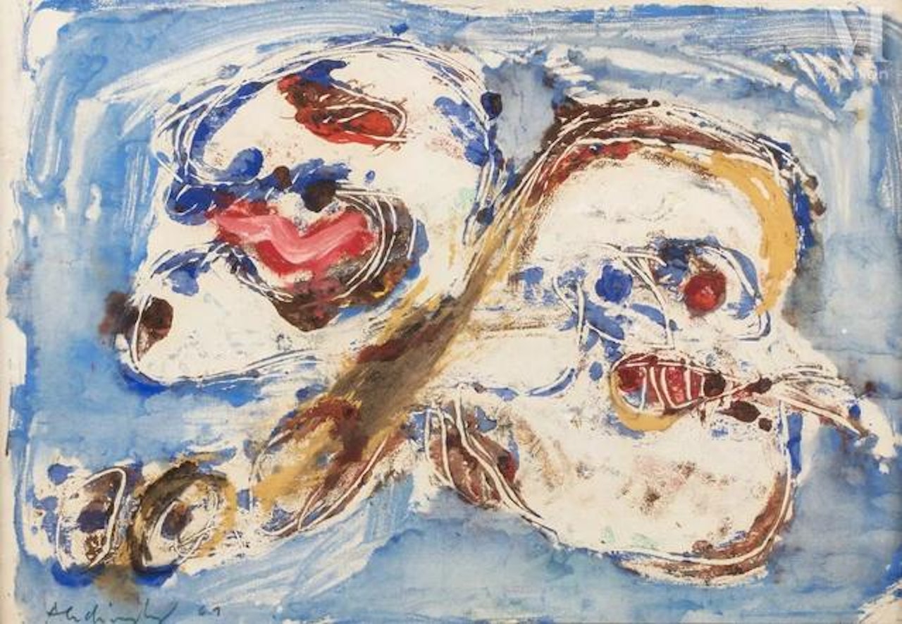 About face by Pierre Alechinsky