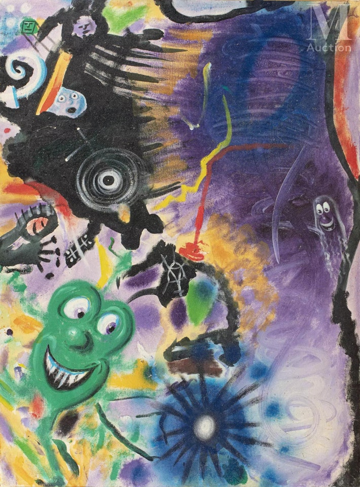 Ghost Fish Night by Kenny Scharf