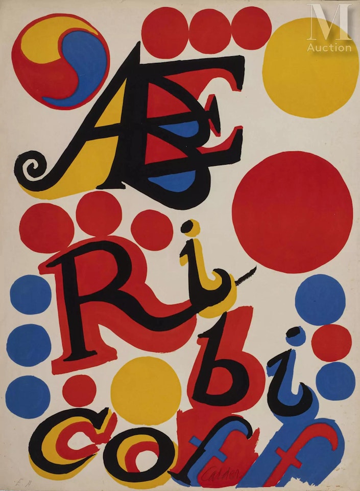 Abe Ribicoff by Alexander Calder