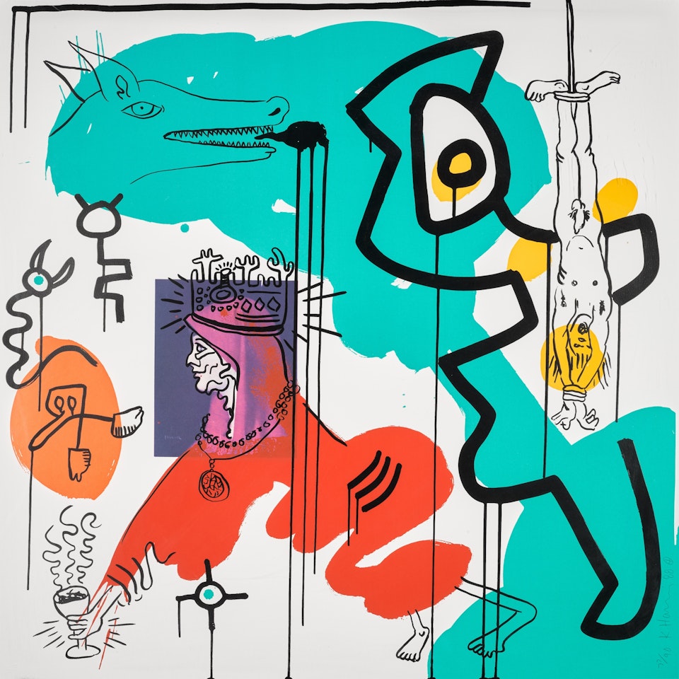 Untitled (Apocalypse IX) by Keith Haring