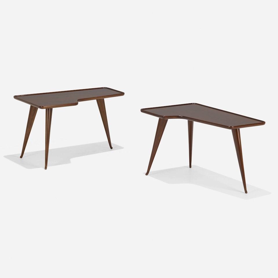 Occasional tables from the Hotel Bristol, Merano, pair by Gio Ponti