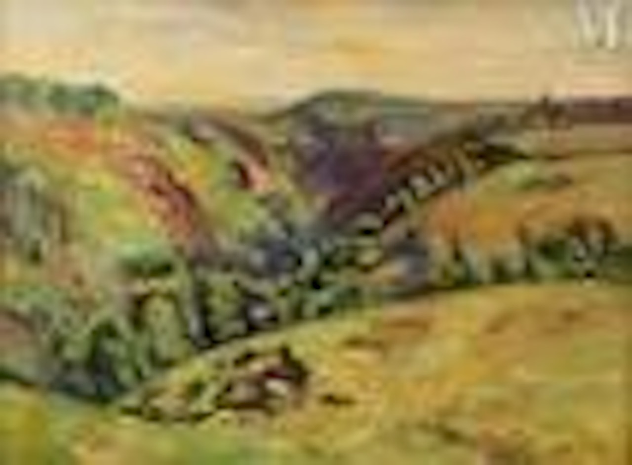 The village of Crozant by Armand Guillaumin