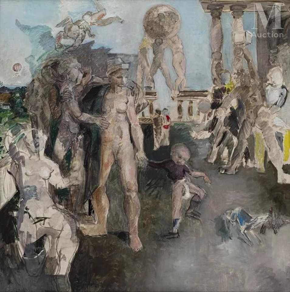 Decor for the Scandinavian Academy ball by Francis Gruber