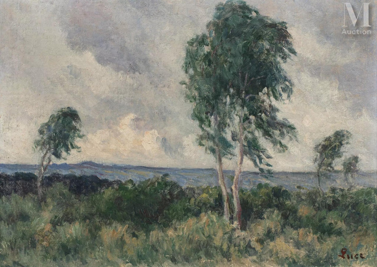 Landscape by Maximilien Luce