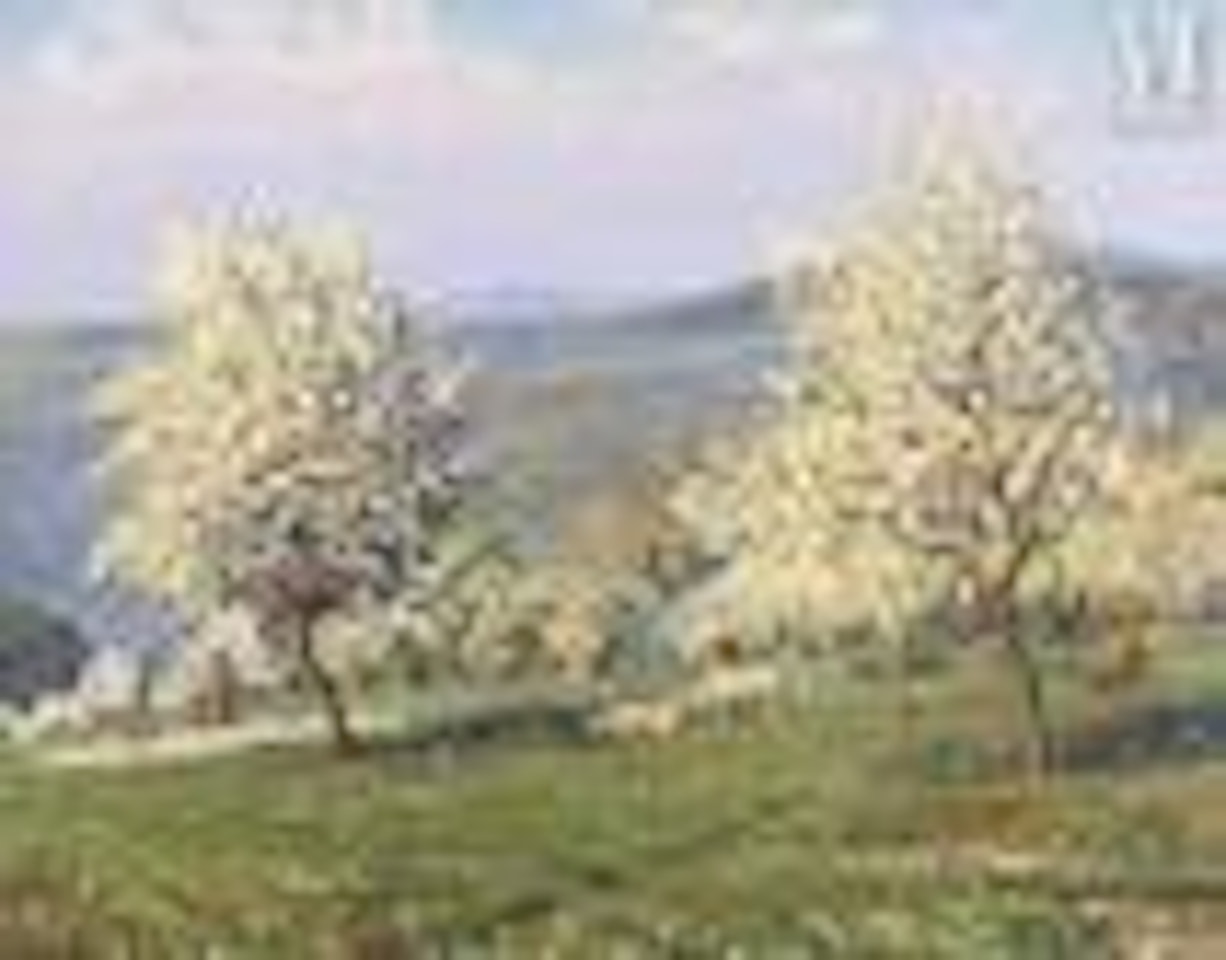 Orchards and flowering trees by Gustave Cariot