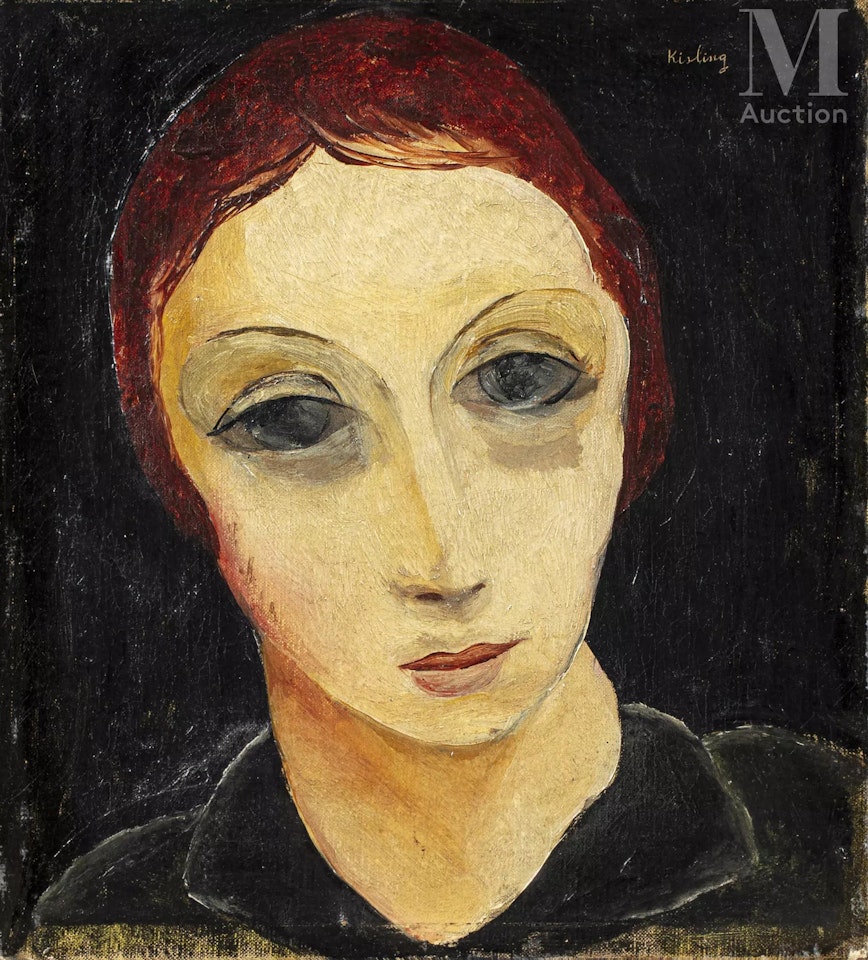 Young woman by Moïse Kisling