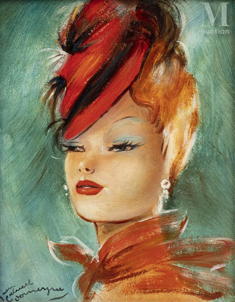 Nadine by Jean Gabriel Domergue