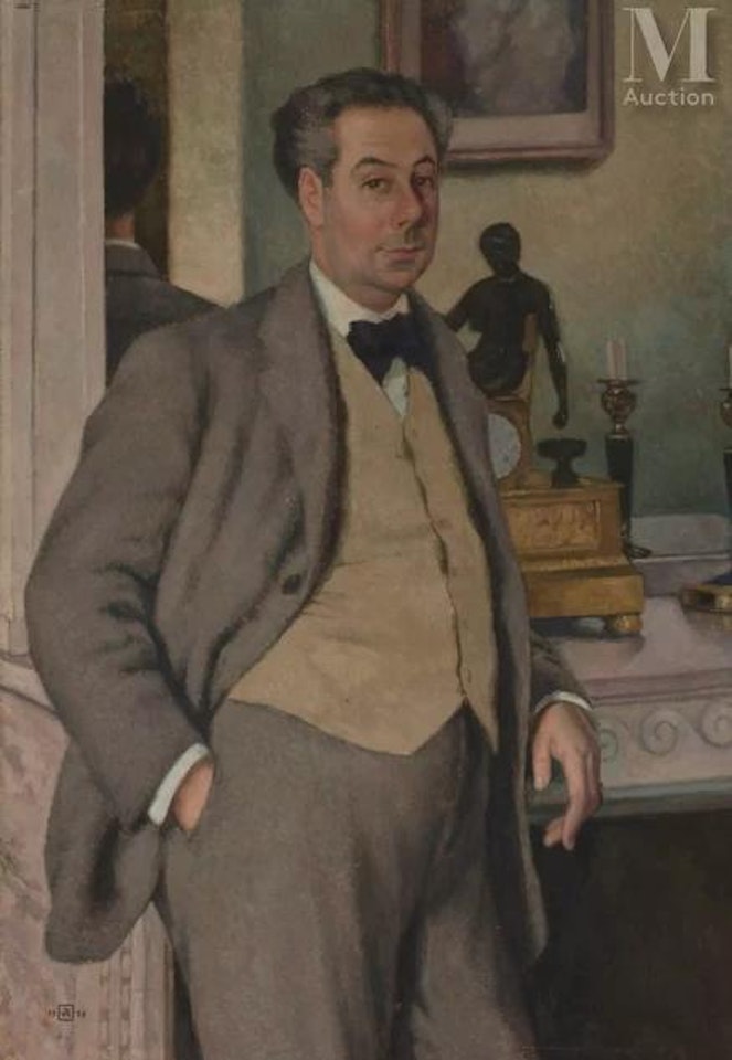 Portrait of Roger Martin du Gard by Theo van Rysselberghe