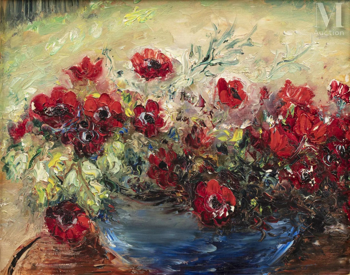 Anemones by Reuven Rubin