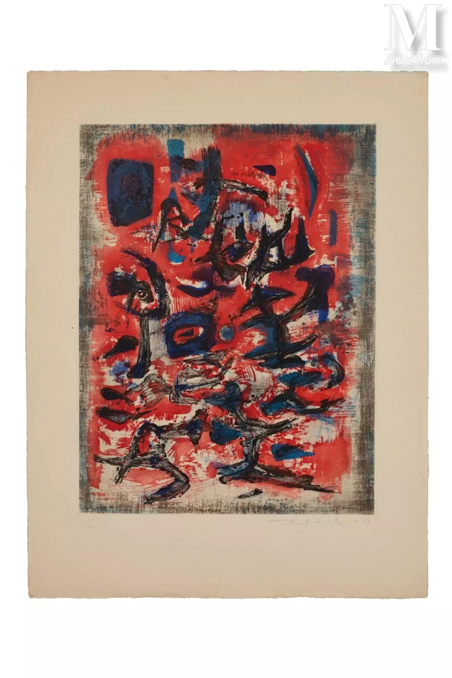 Signs and Movement by Zao Wou-Ki