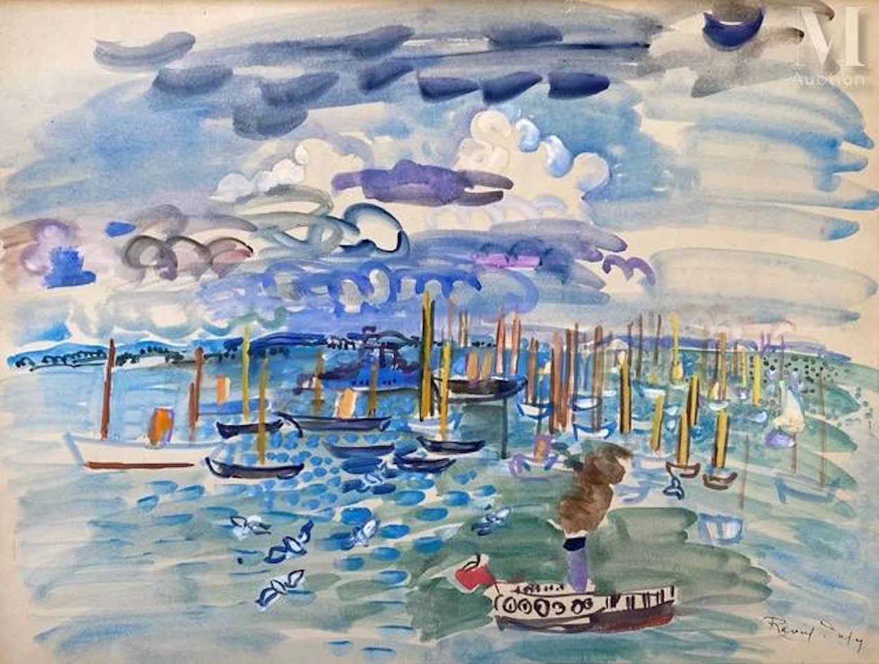 Regattas at Cowes by Raoul Dufy