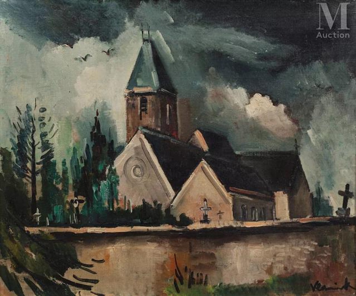 The church by Maurice de Vlaminck