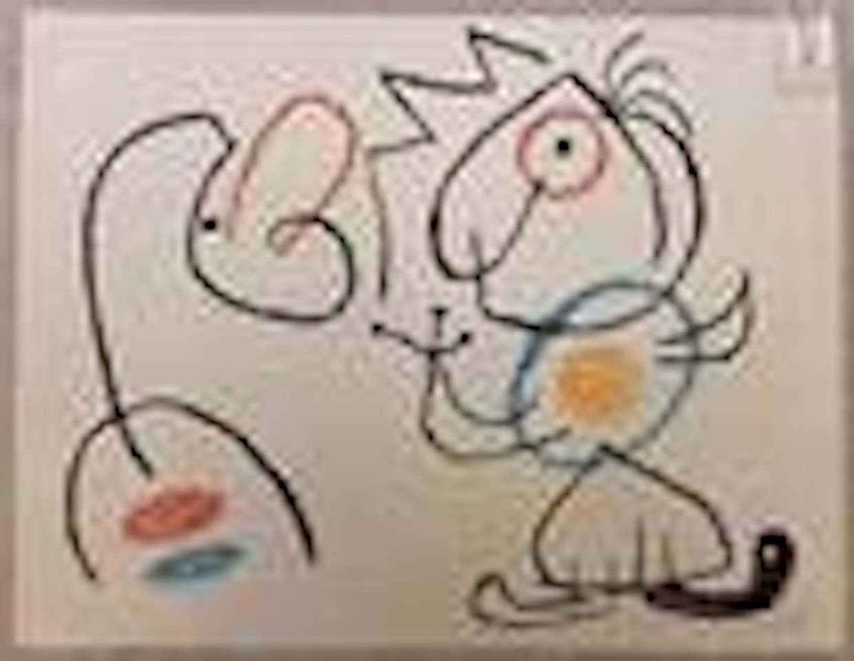 Plate taken from the album Ubu aux Baléares by Joan Miró