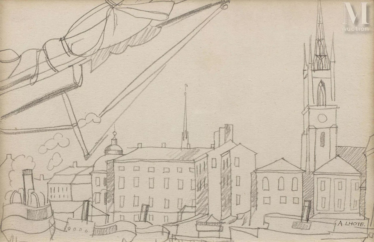 Port of Stockholm by André Lhote