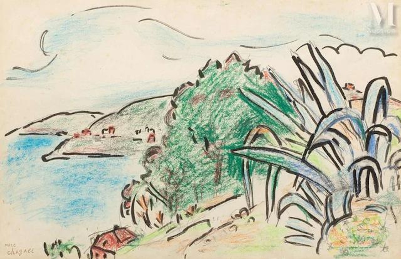 Saint Tropez by Marc Chagall
