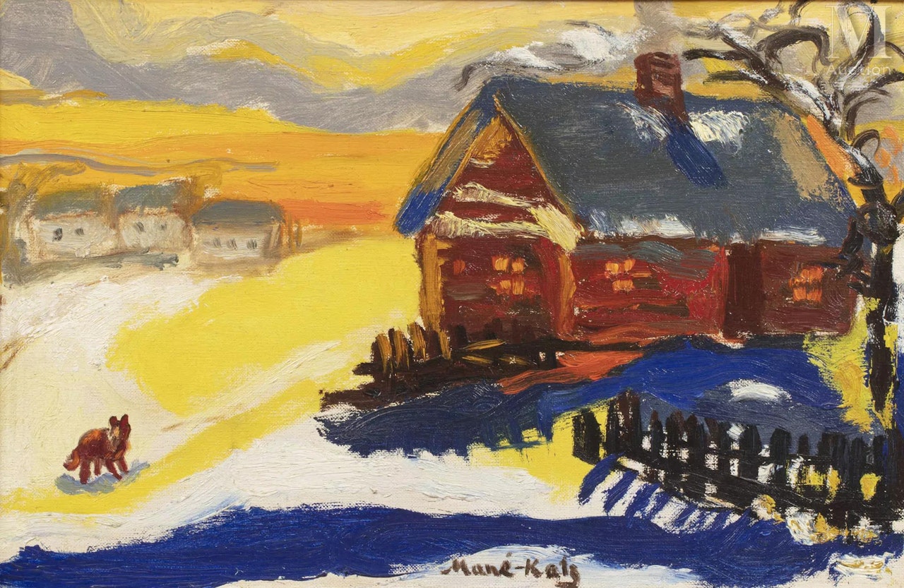 Landscape of Ukraine by Emmanuel Mané-Katz