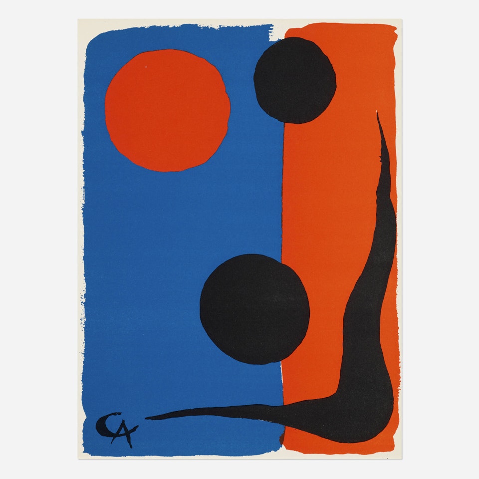 Untitled (from Derrière le miroir) by Alexander Calder