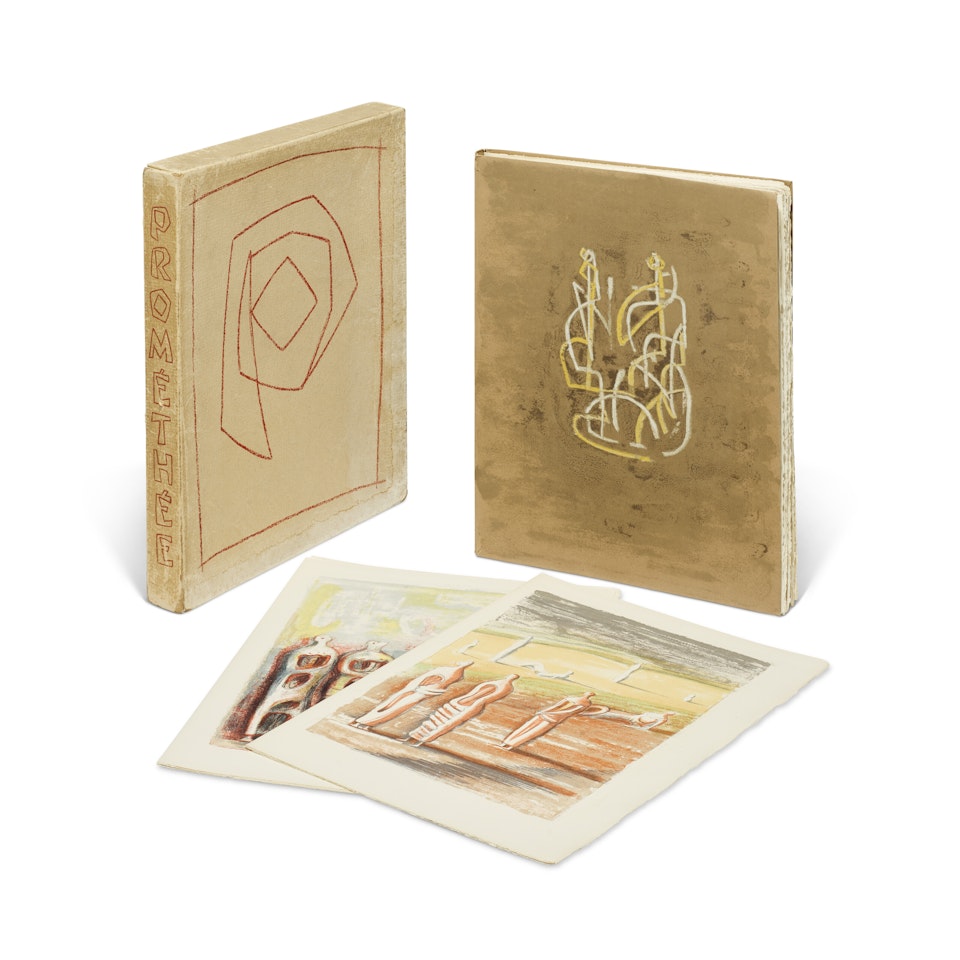 Johann Wolfgang von Goethe , Prométhée, Henri Jonquières, Paris by Henry Moore