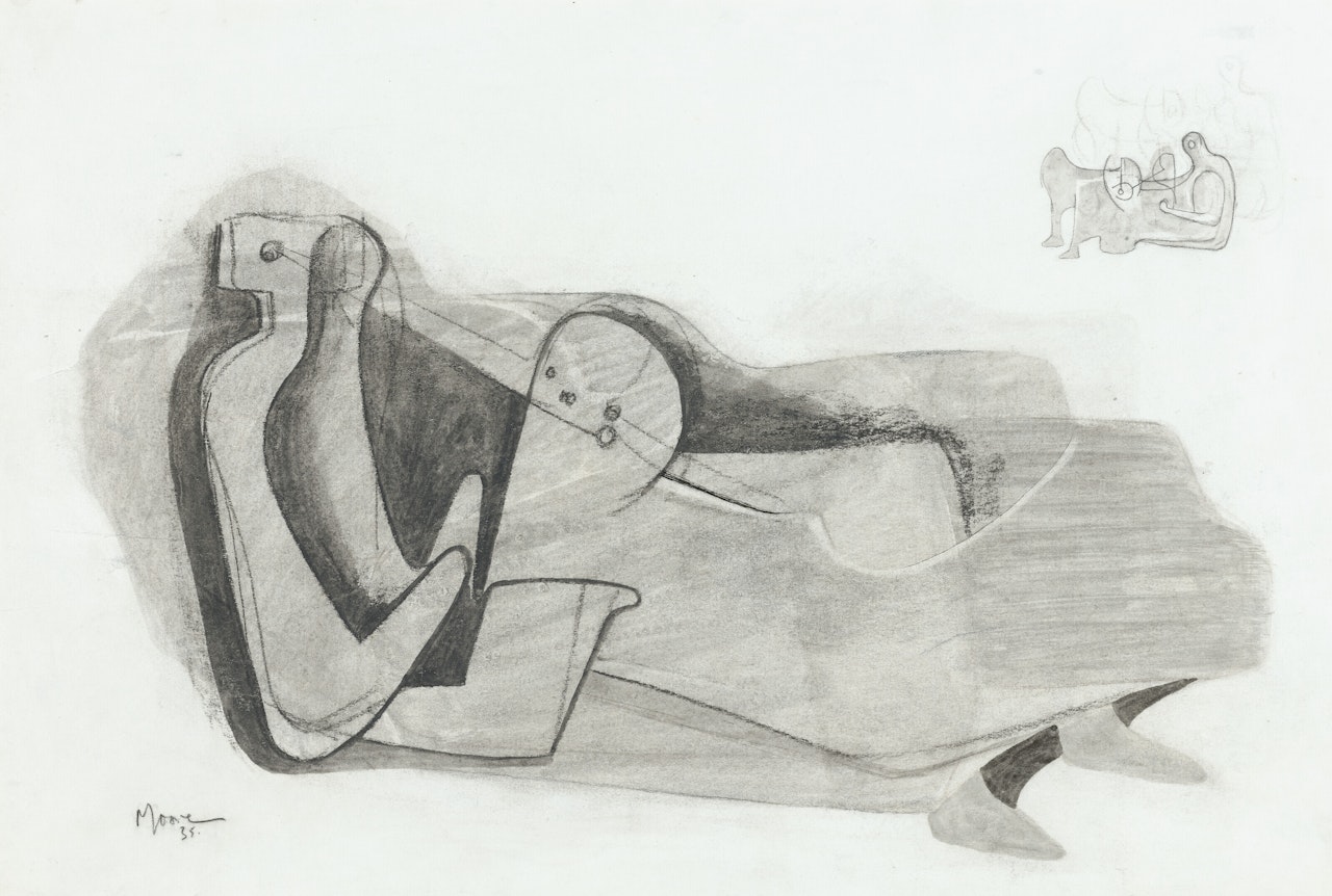 Reclining Figure by Henry Moore