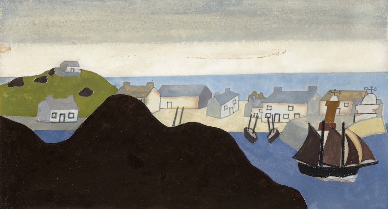 St Ives by Ben Nicholson, O.M.