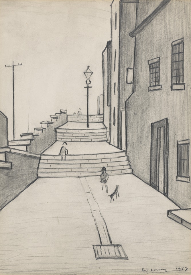 The Steps by Laurence Stephen Lowry