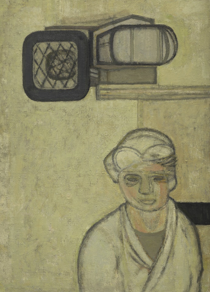 Woman by Ventilator by Prunella Clough