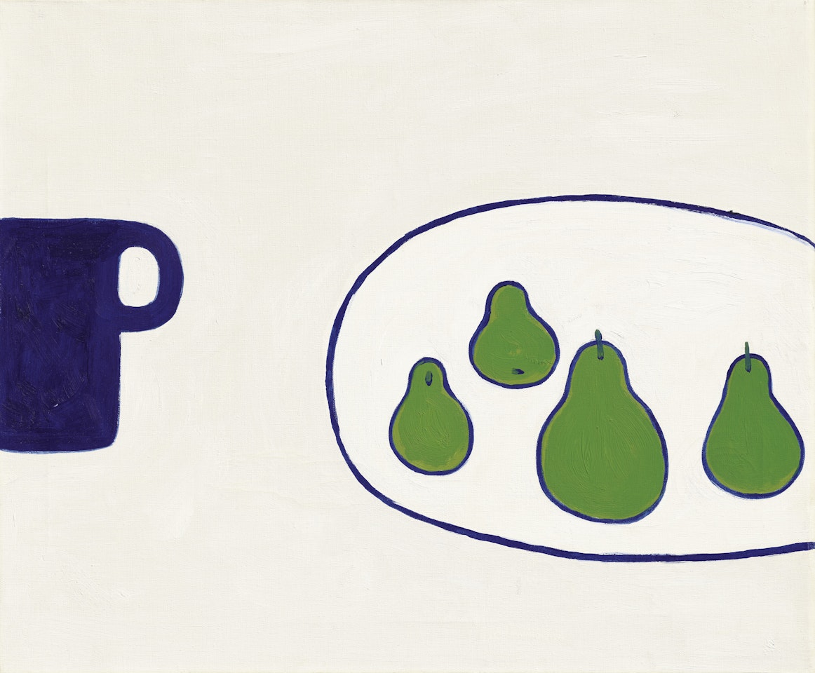 Blue Cup and Pears by William Scott