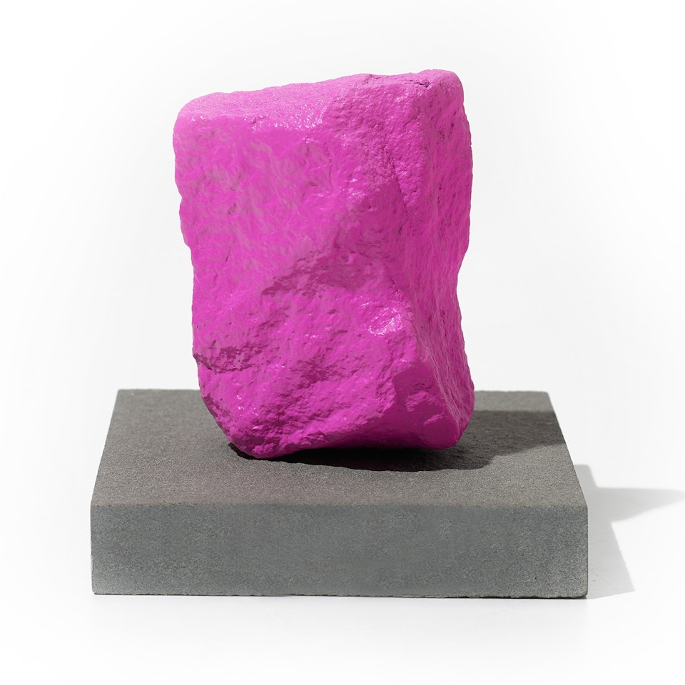 Small Violet Mountain by Ugo Rondinone