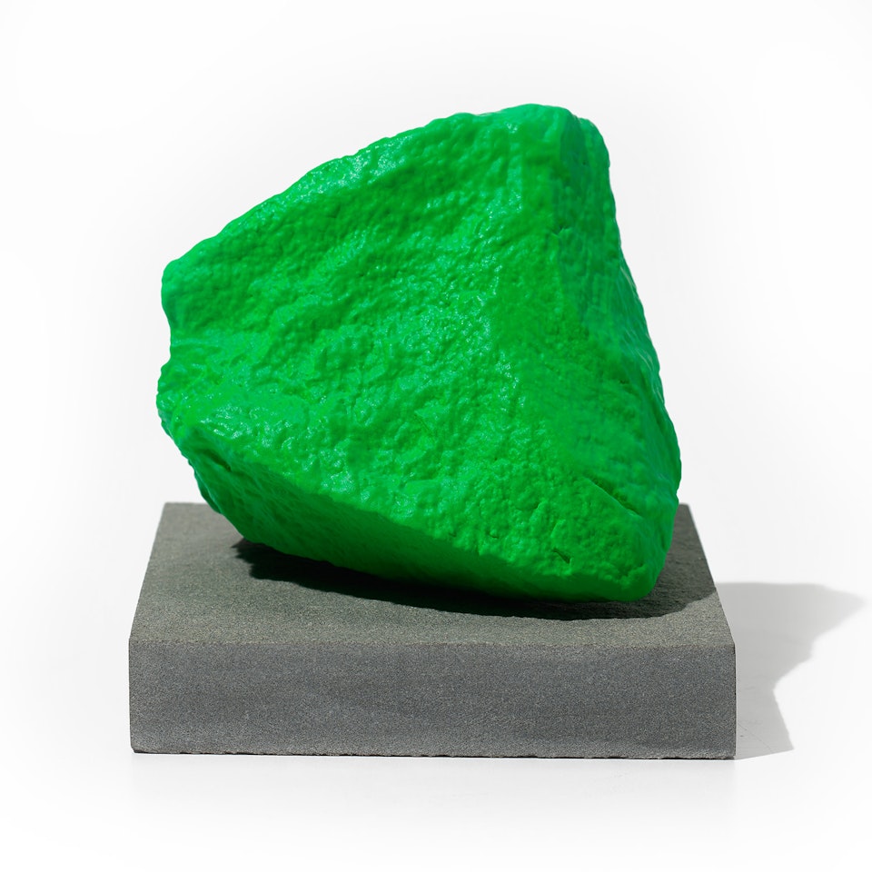 Small Green Mountain by Ugo Rondinone