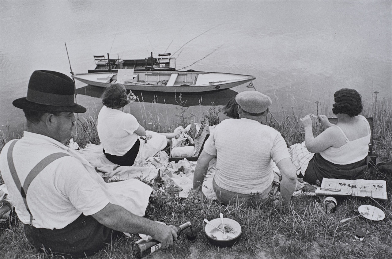 On the Banks of the Marne by Henri Cartier-Bresson