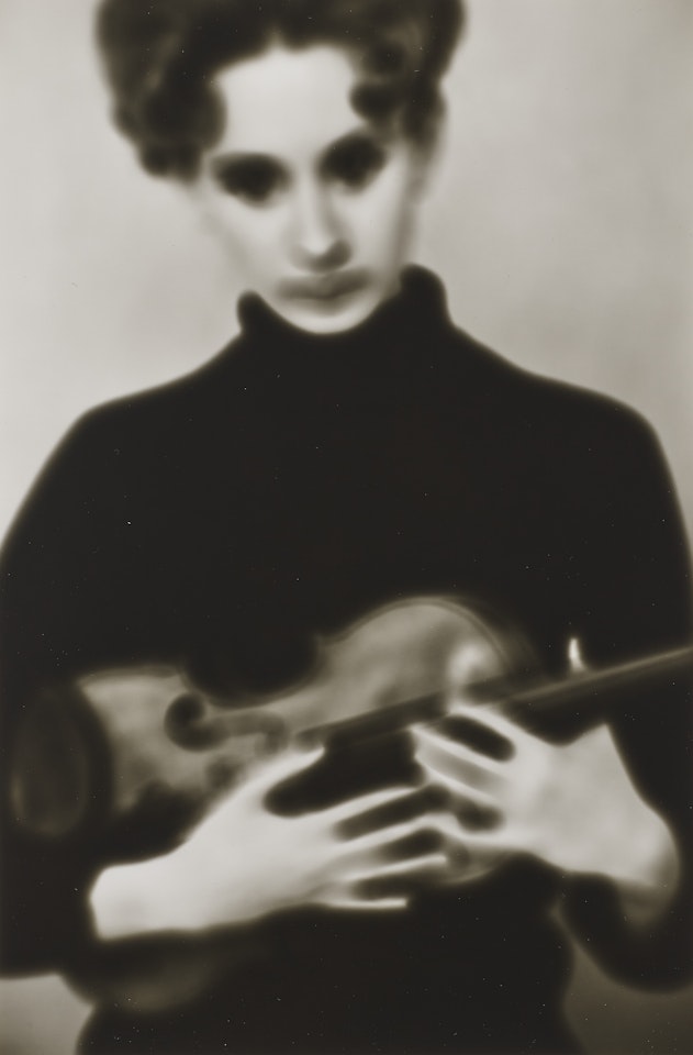 Lee Nevin with Violin by Frederick Sommer