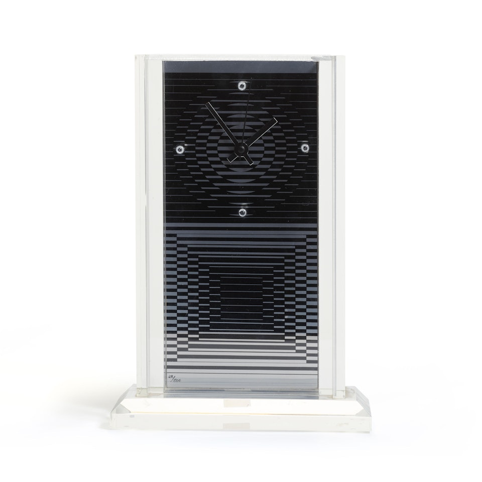 Aura Alpha Clock by Victor Vasarely