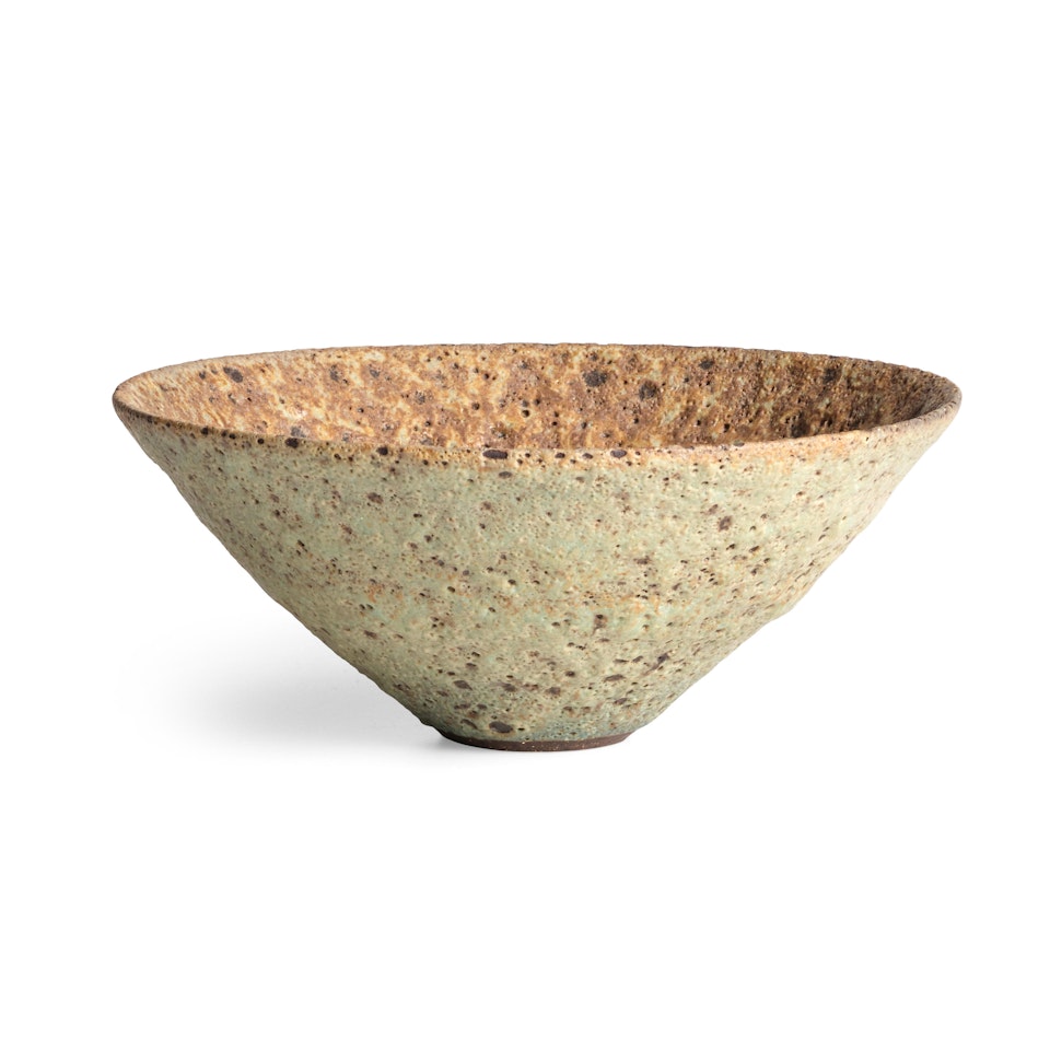 Conical Vase by Lucie Rie