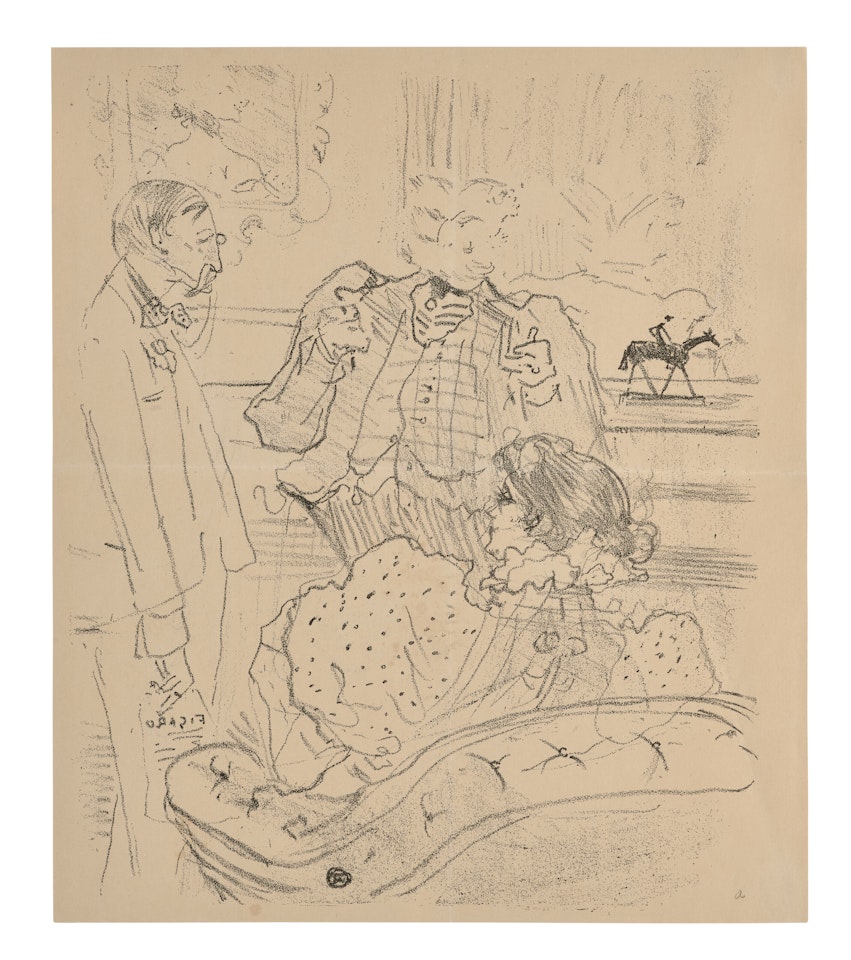 Le gage by Henri de Toulouse-Lautrec