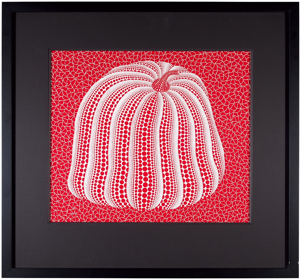 Red Colored Pumpkin by Yayoi Kusama