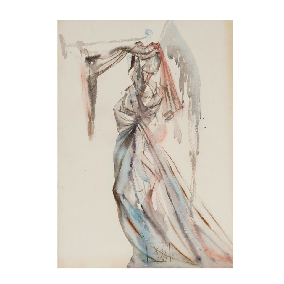L"Ange du soleil by Salvador Dali
