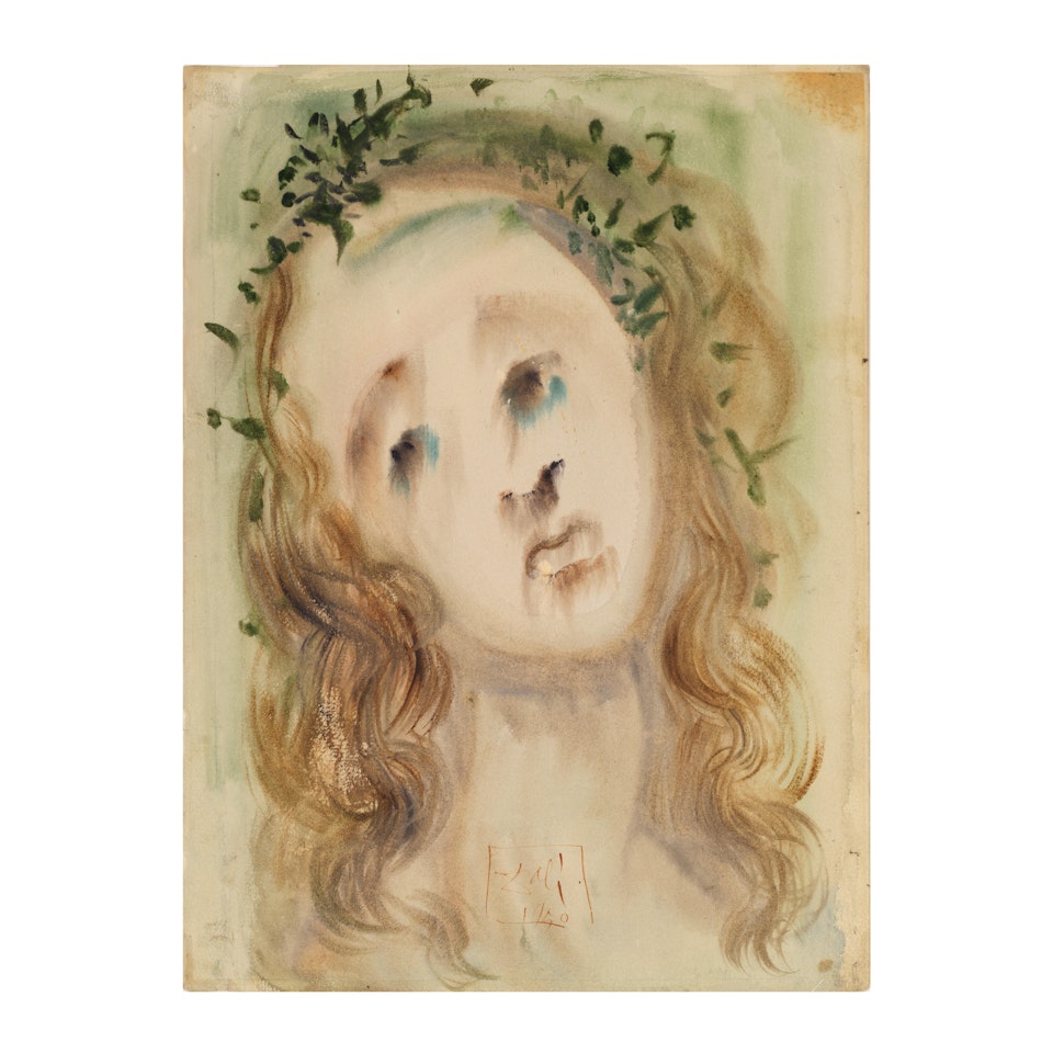 Le visage de Virgile by Salvador Dali