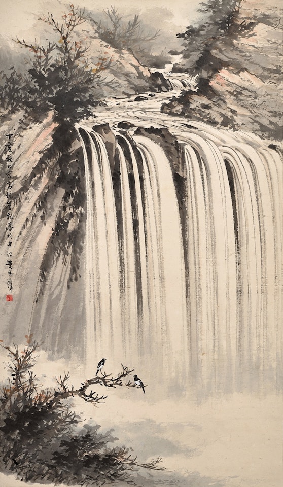 Waterfall in chongqing by Huang Junbi