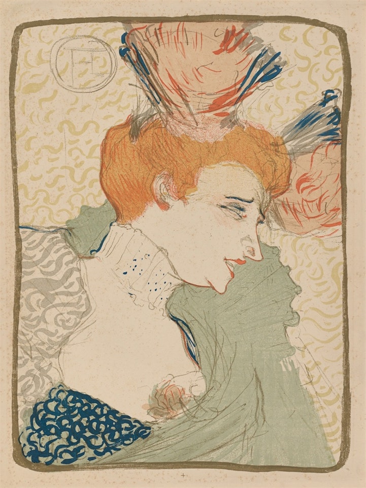 ”Mademoiselle Marcelle Lender, en buste” by Henri de Toulouse-Lautrec