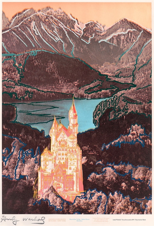 ”Neuschwanstein ” by Andy Warhol