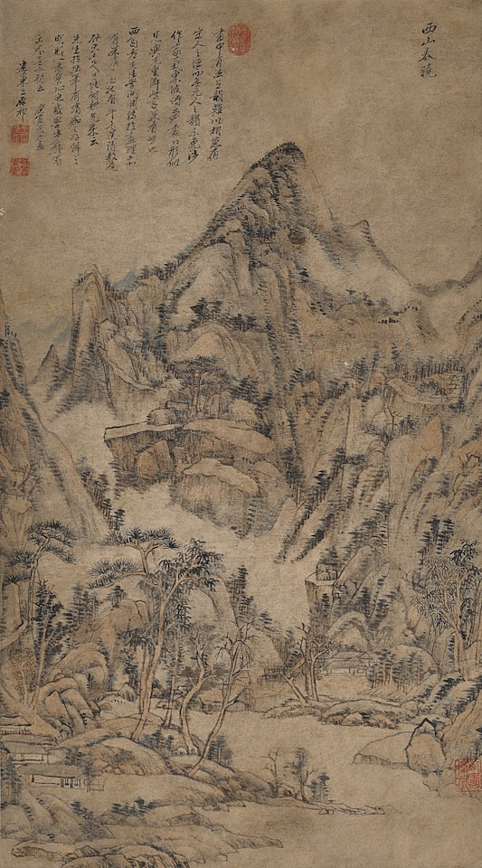 Landscape after Huang Gongwang by Wang Yuanqi