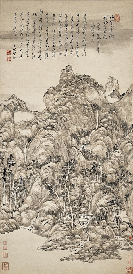 Landscape after Juran by Wang Yuanqi