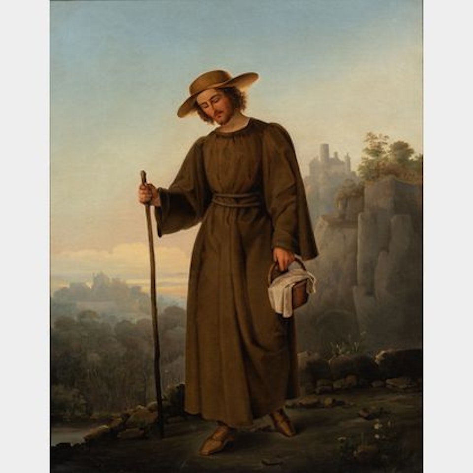 The Pilgrim, Portrait of an Itinerant Monk by Continental School