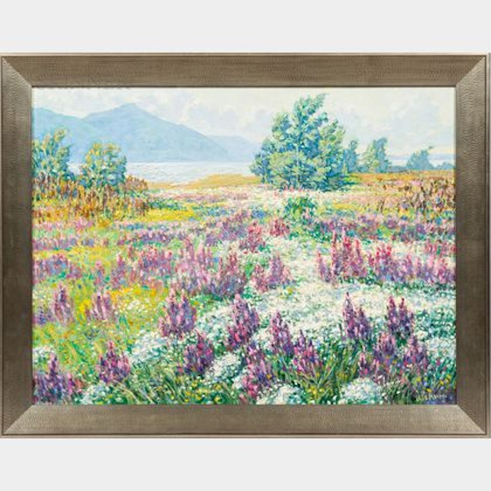 Spring Landscape by Russian School