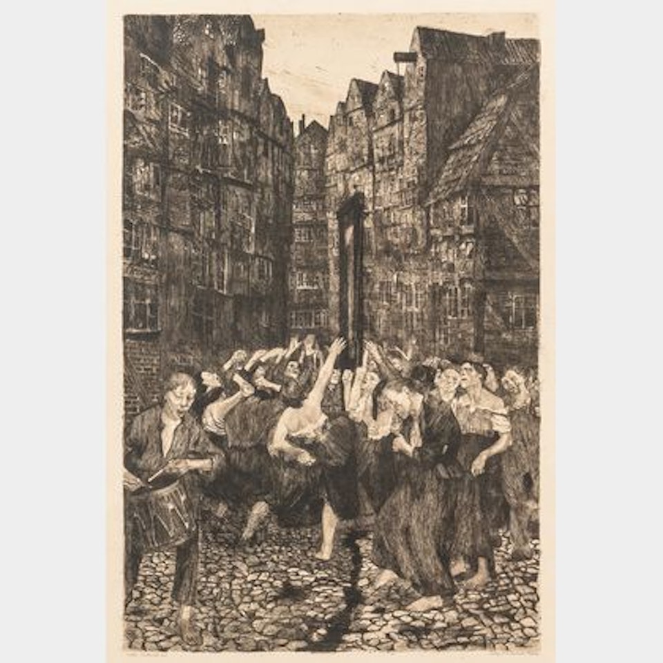 Die Carmagnole by Kathe Kollwitz