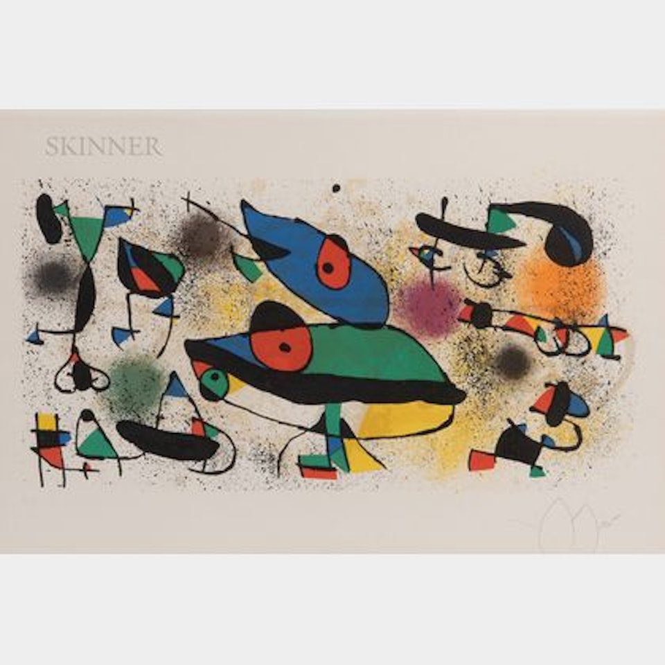 Plate II from Miró. Sculptures by Joan Miró