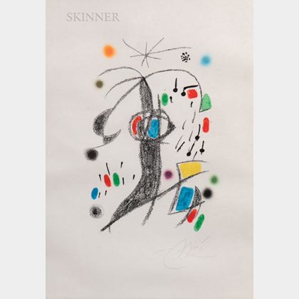 Plate from Maravillas con Variaciones Acrósticas en el Jardin de Miró by Joan Miró