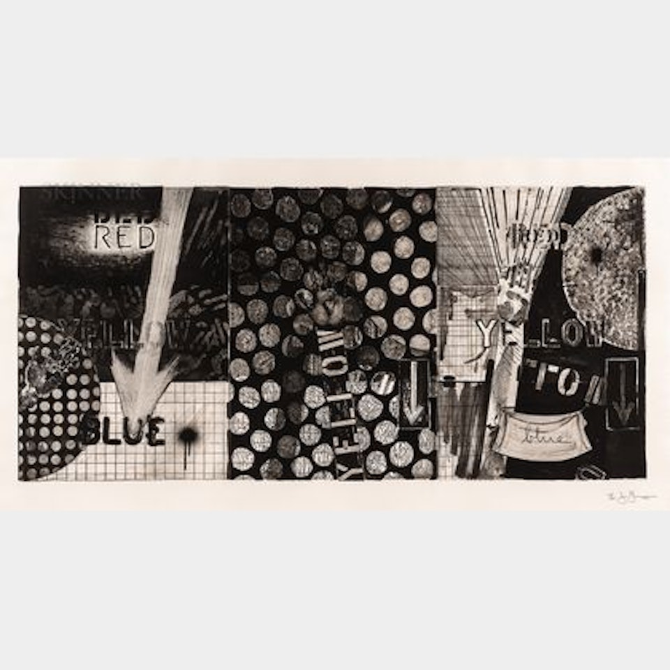 Untitled (Red, Yellow, Blue) by Jasper Johns